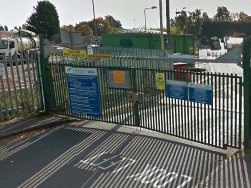 The Lichfield Household Waste and Recycling Centre. Picture: Google Streetview