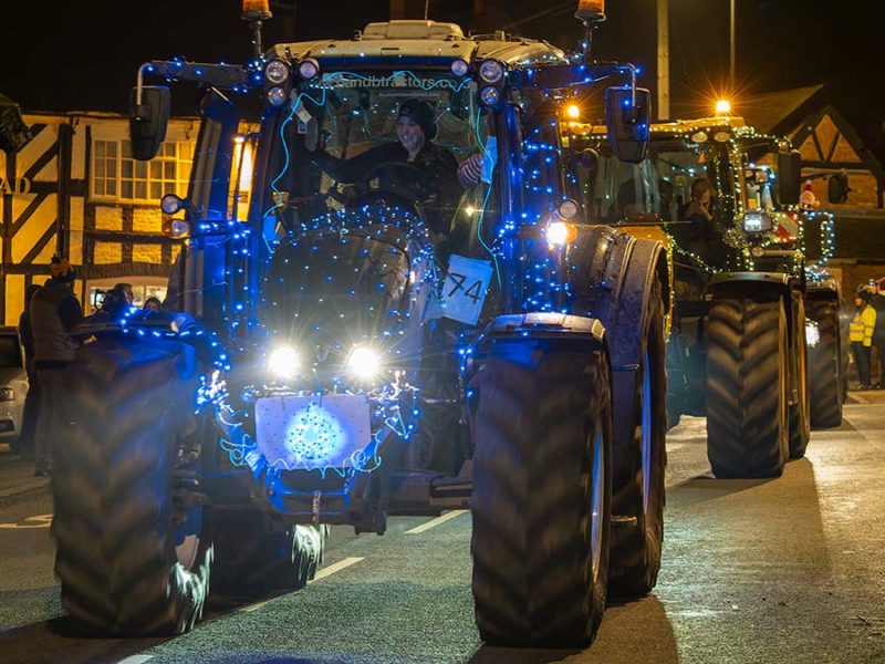 Young farmers return for charity Christmas Tractor Run