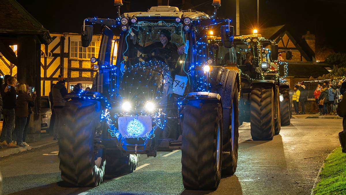 Young farmers return for charity Christmas Tractor Run 