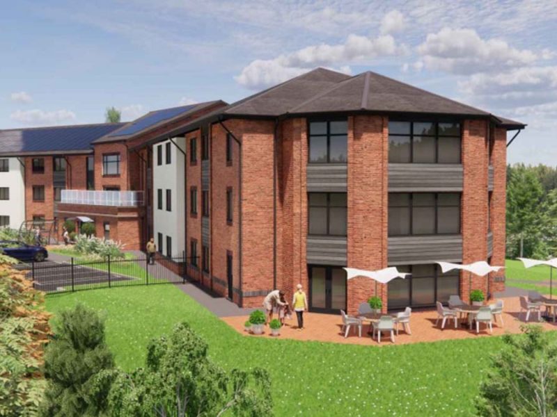 An artist's impression of the planned care home