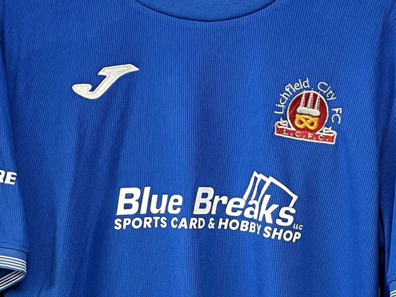 The new sponsor on Lichfield City's shirt
