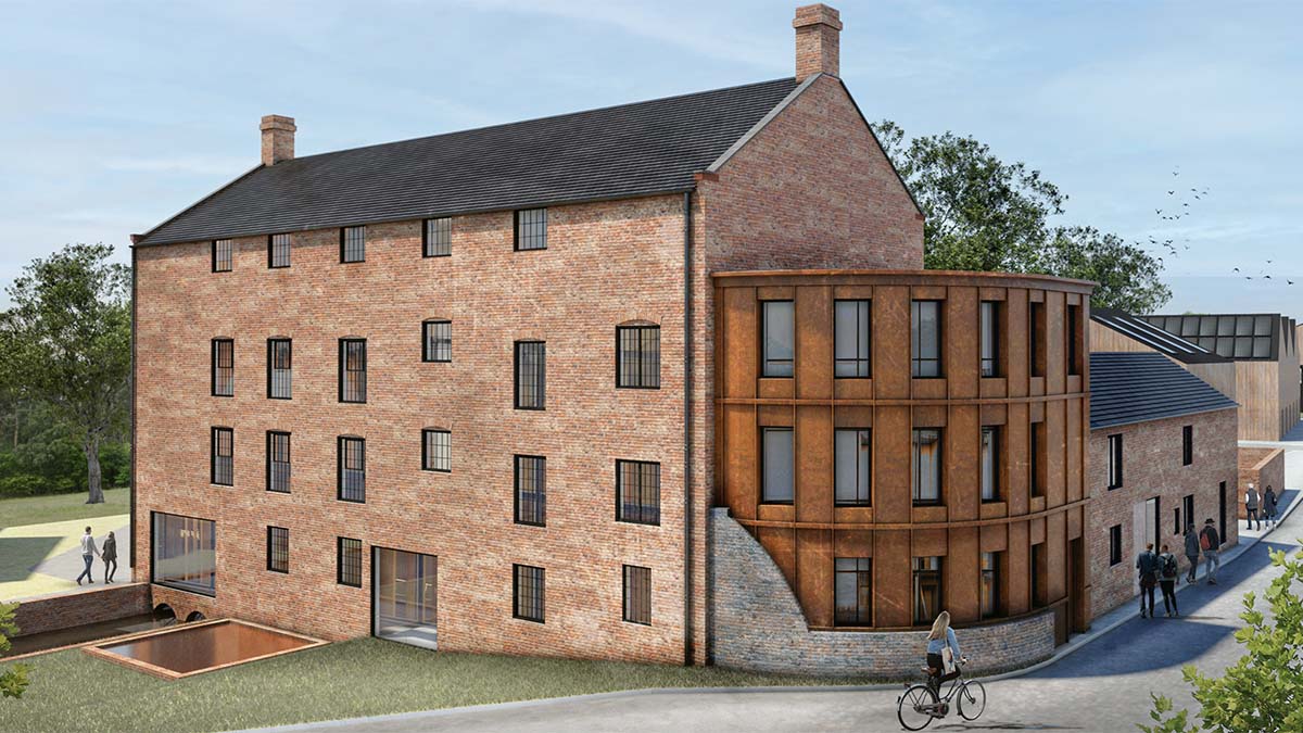 An artist's impression of how Bonehill Mill could look once the restoration work is completed