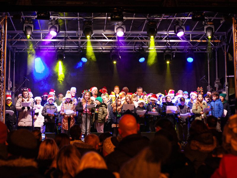 The Lichfield Christmas lights switch-on