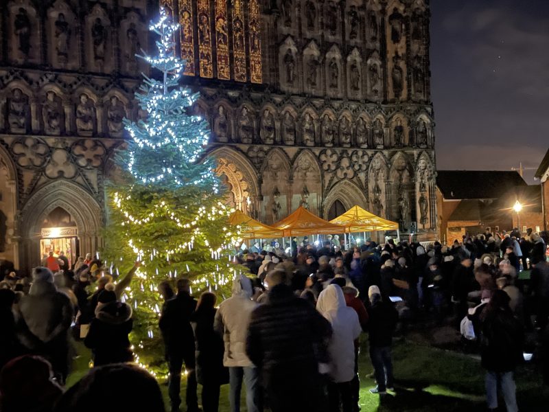 A Light Up A Life service at Lichfield Cathedral